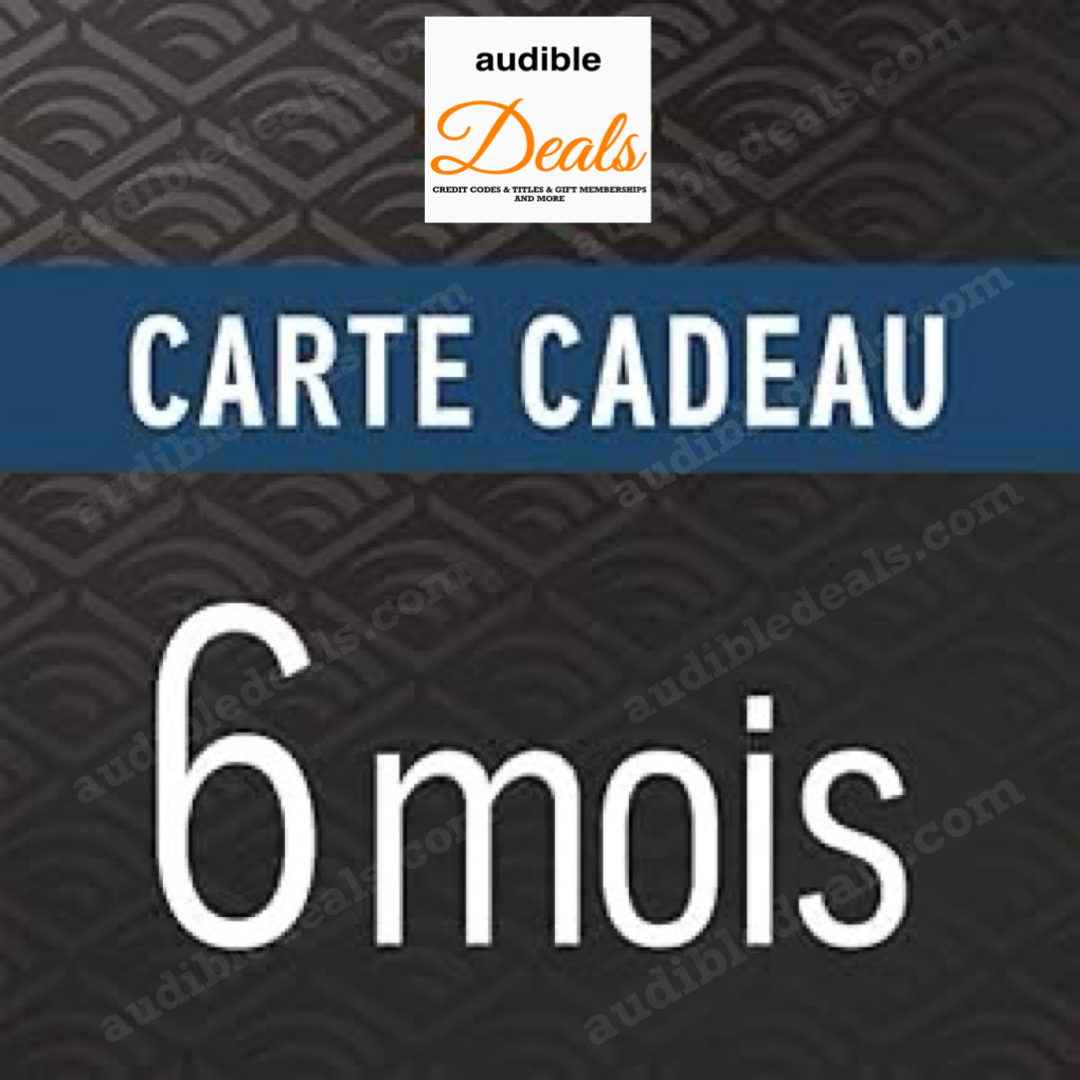 Audible FR - Füge 6 Monat Premium Plus zu deinem Konto hinzu